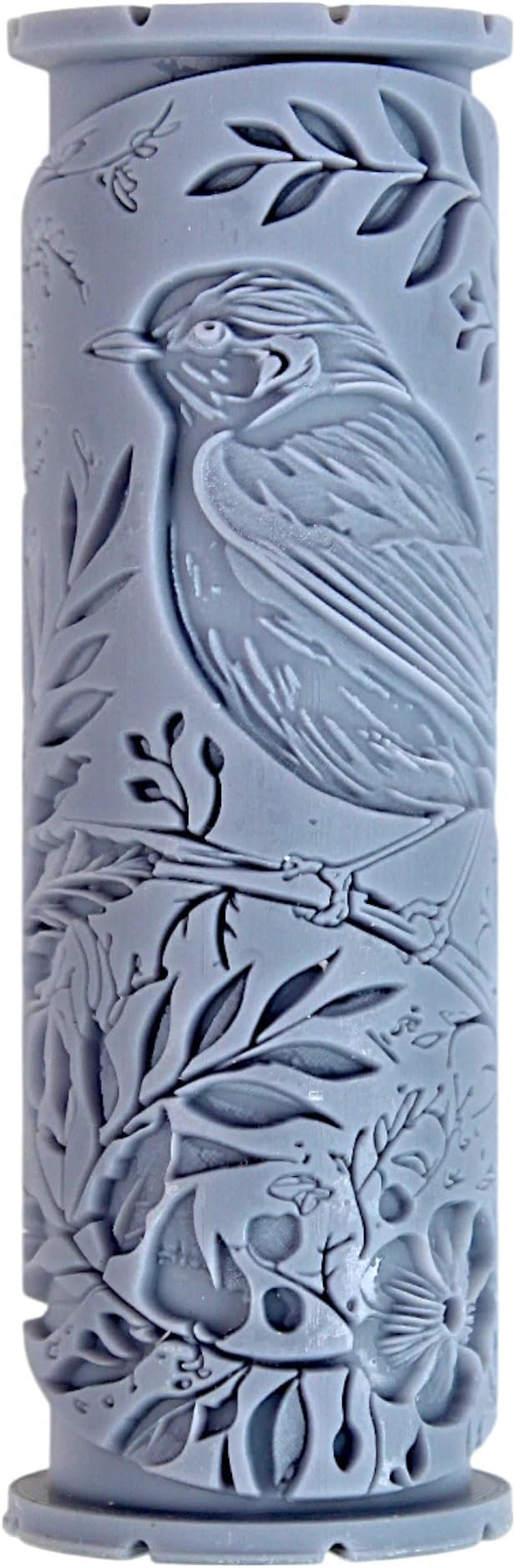Bluebird Clay Texture Roller (4") - Bird Set #01 - Embossing Pattern Roller for Polymer & Ceramic Clay, Pottery & Crafts