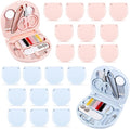 Lemecima 20 Pieces Mini Travel Sewing Kit Basic Portable Emergency Sewing Repair Kit in Bulk with Threads Scissors Needles for Beginner Traveler Hotel Charity Homeless