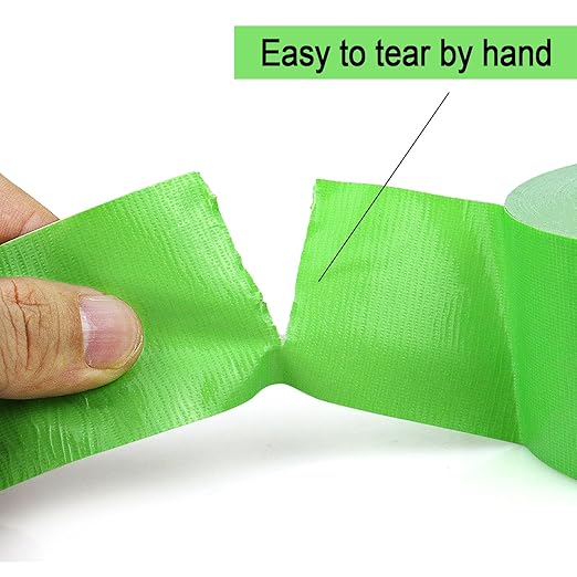 BOMEI PACK Green Duct Tape, Heavy Duty Strong Industrial Grade Color Duct Tape 9.0 mil x 1.88inch x 30yds for Packing and Repairing