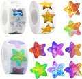 1500 Pcs Holographic Star Stickers Multi-Color Shiny Stars for DIY Crafts, Reward Charts, Student Planners, Classroom Supplies, Scrapbooking, Sealing Stickers & More