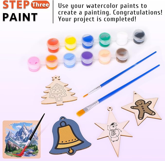 Poolfind Wood Burning Kit for Beginners – Complete Pyrography Tool Set with Adjustable Temperature Wood Burner Pen, DIY Craft Kits for Kids & Teens – Creative Art Gifts for Birthday & Christmas