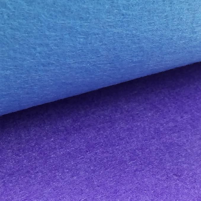 flic-flac 42pcs Felt Fabric Sheet Assorted Color Felt Pack DIY Craft Squares Nonwoven (25 * 25cm)