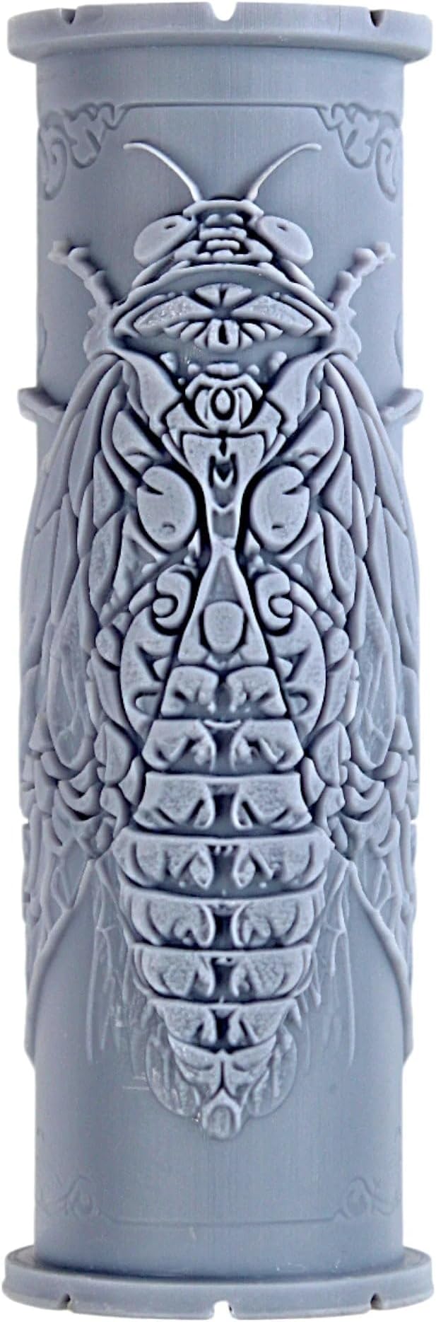 Cicada Clay Texture Roller (4") - Insect Set #01 - Embossing Pattern Roller for Polymer & Ceramic Clay, Pottery & Crafts