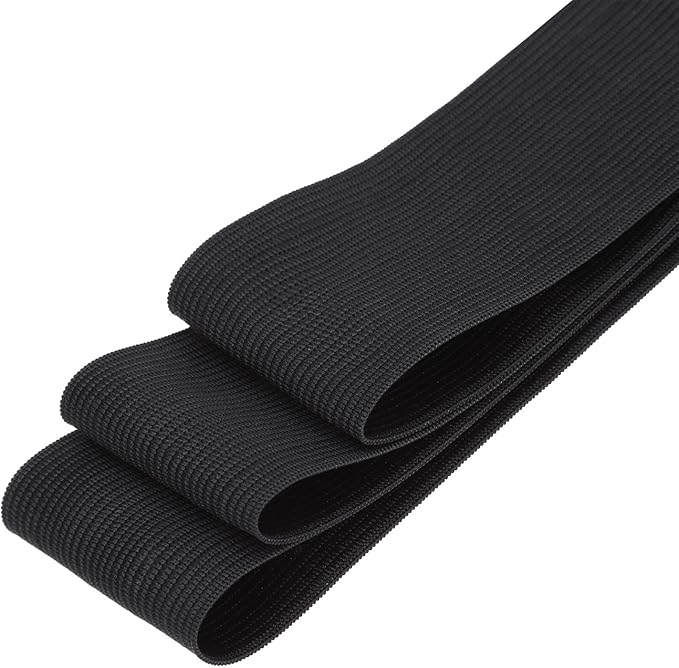 EBOOT 1 Pcs Elastic Spool (2 Inch X 11 Yard,Black)