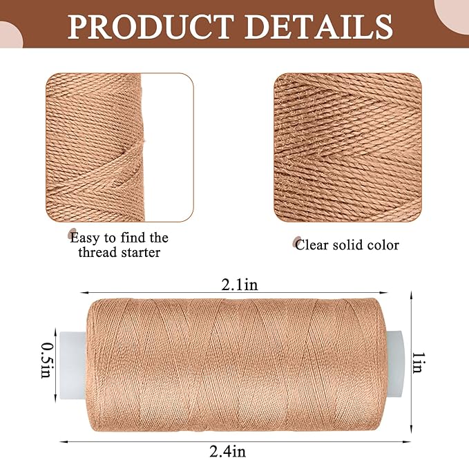 80 Spools All Purpose Sewing Thread 400 Yards, Assorted Colors,Polyester Threads for Sewing Machine, Sewing Machine Supplies for Beginners, Hand Stitching, Quilting, Serger