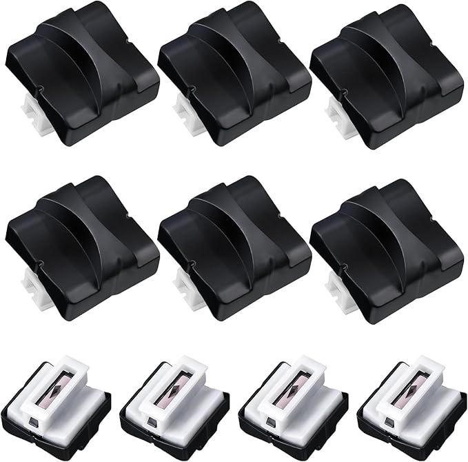 Mudder 10 Pieces Paper Cutter Replacement Blade Cutting Replacement Blades Refill for A4 Black and White Paper Trimmer(Black)