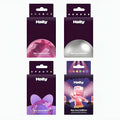 Hally Hair 360 Refill for Hair Gems - Multicolored Adhesive Jewels Only (No Stamper) – Hearts, Stars, Flowers, Pearls – Blacklight Glow – Hair Accessories for Girls & Teens