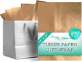 Ocean Tides 300 Sheets (14 x 20 Inches) Christmas Wrapping Paper – Gift Wrapping Tissue Paper Bulk for Crafts, Birthdays, & Holidays – Colored Tissue Papers for Gift Bags & Decorations, Gold
