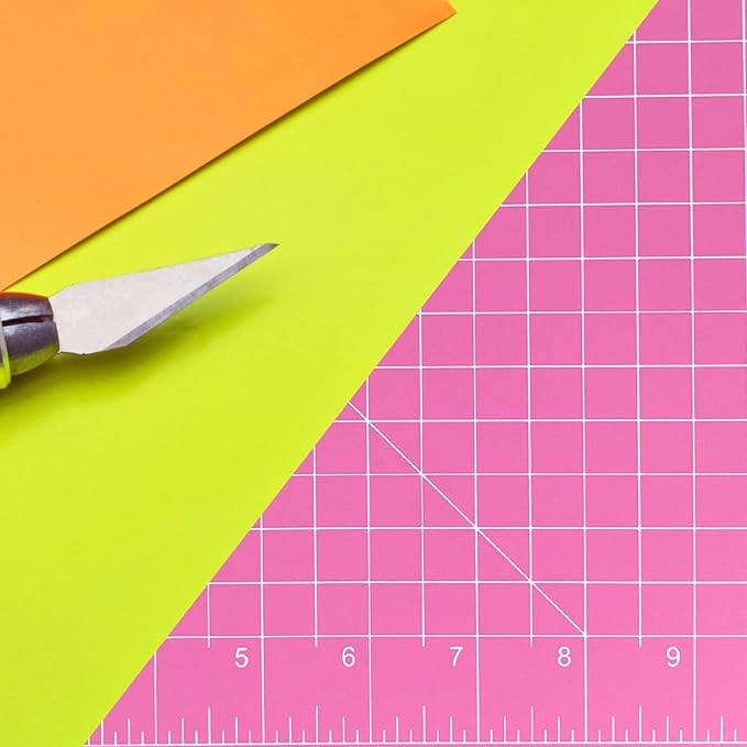 ARTIST'S BEST 18" x 24" Pink Self Healing Cutting Mat | Rotary Cutting Sewing Mat for Craft, Fabric, Scrapbooking, Sewing