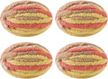 Chunky Yarn for Hand Knitting, No7 Thick Yarn, 250Grams 32Yards, Pack of 4, Perfect for Knitters and Crafters (Grapefruit)