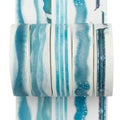 YUBX 5 Rolls Washi Tape Set Creative Basic Skinny Decorative Tapes for Arts, DIY Crafts, Journals, Planners, Scrapbooking, Wrapping (Ink Blue)