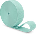 Mandala Crafts 1.5 Inch Elastic Silicone Gripper Tape for Clothing - 10 Yds Dotted Non Slip Elastic Band for Sewing - Mint Silicone Flat Fabric Stretchy Ribbon Straps