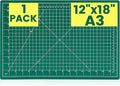Cutting Mat 12"x18", 1 Pack Double-Sided 5-Ply Self Healing Sewing Cutting Mat, Cutting Mats Board for Crafts-Sewing, Fabric, Quilting, Scrapbooking Project