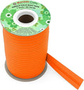 Mandala Crafts 1 Inch Single Fold Bias Tape for Sewing, Quilting, Piping, Hemming, Blanket & Quilt Binding – 40 Yards Orange Fabric Seam Binding Tape