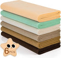 XSEINO 6 Rolls 12"x35" 1.4mm Thick Soft Felt Fabric Sheet 6 Assorted Rococo Series Colors Felt Pack for DIY Craft Sewing Squares Nonwoven Patchwork
