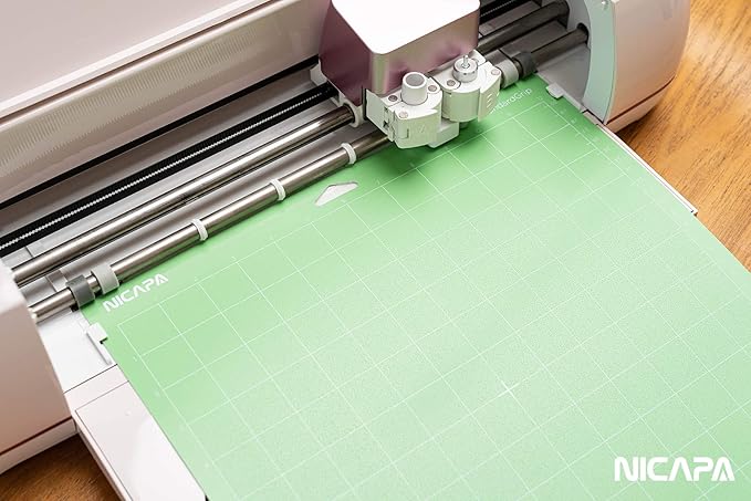 Nicapa Replacement Cutting Mat for Cricut Maker 3/Maker/Explore 3/Air 2/Air/One (12x12 inch 3pack-Standardgrip、Lightgrip、Stronggrip) Adhesive&Sticky Non-Slip Flexible Square Gridded Cut Mats Set