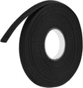 MECCANIXITY 2/5 Inch Double Fold Bias Tape Polyester Continuous Bulk Bias Tape for Sewing,Seaming Quilting Hemming Binding Crafts (Black 10 Yards)