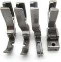 ckpsms KUNPENG - #P36N+P36LN+P363+S518N 1SET 4PCS Different Zipper Presser FEET FIT for Industrial Single Sewing Machines