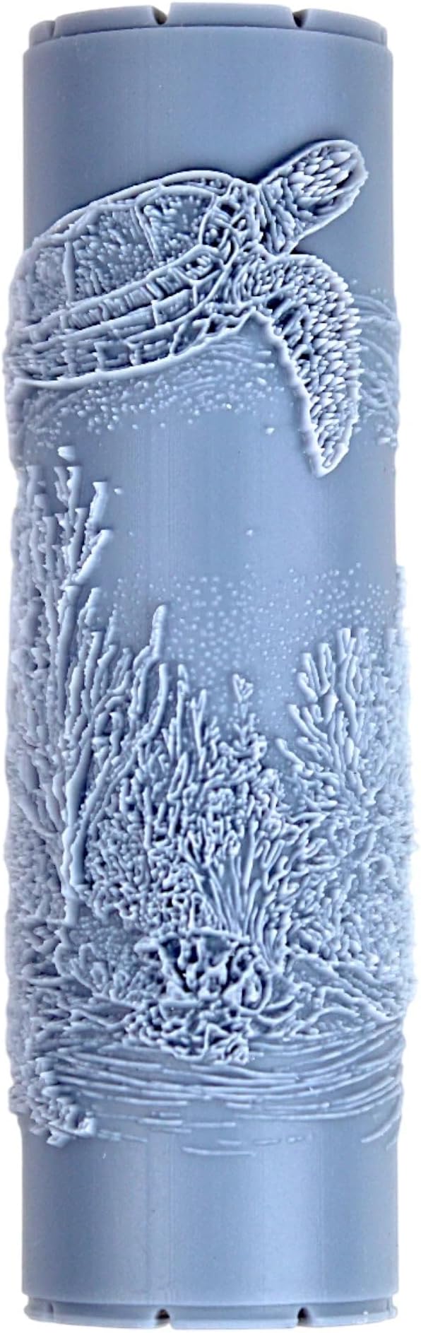 Turtle Reef Passage Clay Texture Roller (4") - Seamless Ocean Set #01 - Embossing Pattern Roller for Polymer & Ceramic Clay, Pottery & Crafts