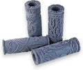Tidepool Collection Clay Texture Rollers 4-Pack (4") - Ocean Set #01 - Embossing Pattern Rollers for Polymer & Ceramic Clay, Pottery & Crafts