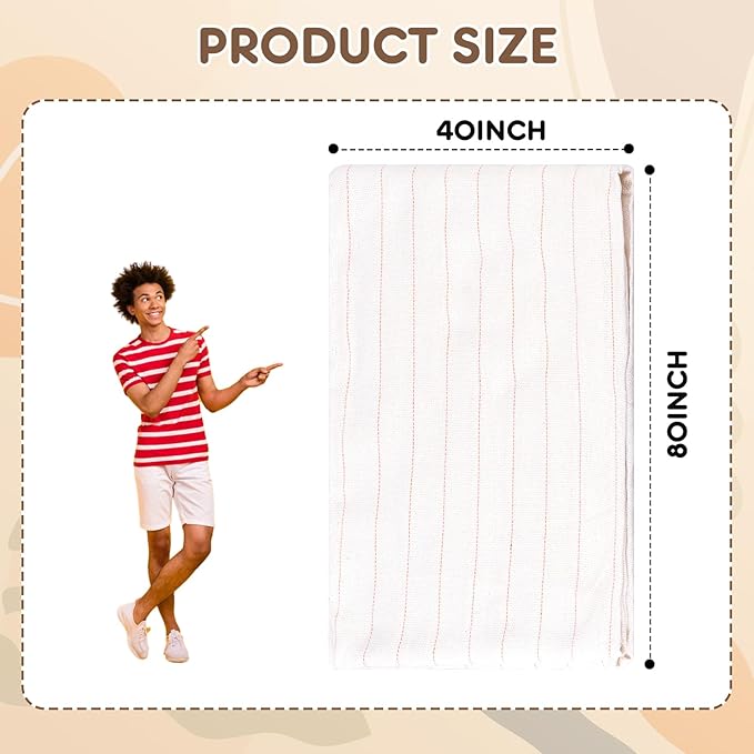 80"x40" Inch Premium Large Tufting Cloth with Marked Lines, Cotton Punch Needle Fabric Monks Cloth for Rug Tufting Tufting Gun, Embroidery Fabric for Punch Needle DIY Craft Decoration