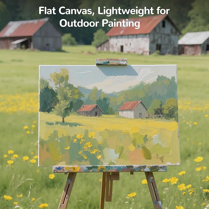 Canvas Boards for Painting 48 Pack 11x14 Inch Blank Canvas Panels, 100% Cotton Art Supplies for Acrylics Oil Watercolor Tempera Paints