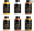 GRANOTONE Metallic Acrylic Paint Set - 6 Vibrant Colors, 7 oz Each | Non-Toxic Student-Friendly Paints for Art, Craft & Hobby | Ideal for Artists & Kids | Premium Quality | Made in India