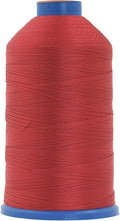 Mandala Crafts Size 207 630D T210 Bonded Nylon Thread - Red 800 YDs Tex 210 Heavy Duty Sewing Threads for Leather, Jeans, Weaving, Outdoor Marine Upholstery