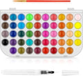 Taotree Valentines Day Gifts for Kids Adults, Easter Basket Stuffers, 48 Colors Watercolor Paint Set, Art Supplies Drawing Kit Painting Supplies Brush, Christmas Gifts for Adults Artist Painting