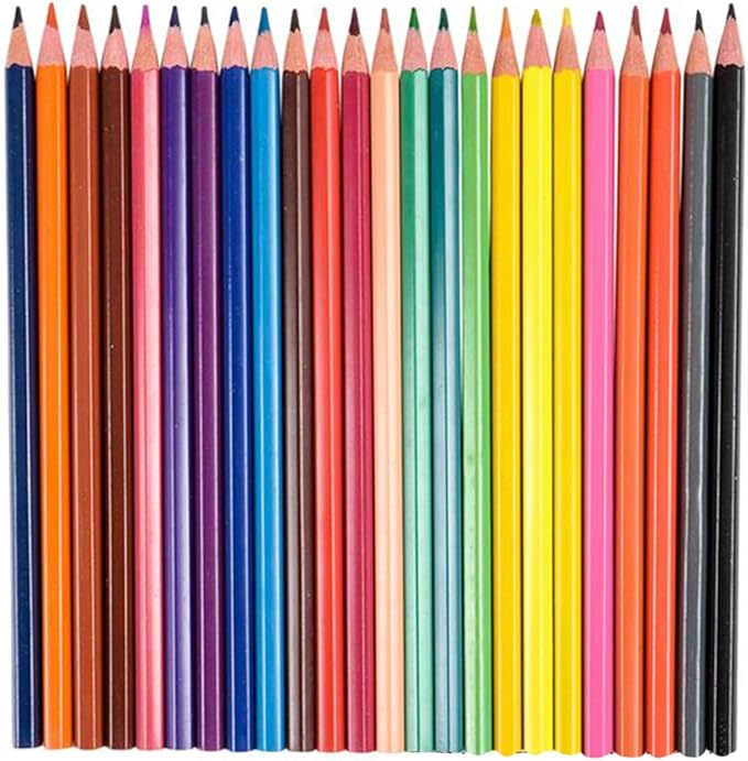 ArtCreativity Multicolor Pencils - 24 Pack of Pre-Sharpened Colored Pencils for Kids & Adults, Great for School Art Projects, Drawing, and Creative Coloring Fun