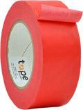 WOD CFTC6 Console Artist Tape Made in USA Red, 4 inch x 60 yds. Flatback Paper Marking/Labeling Tape Residue Free, for Watercolor Paper to Prevent Tearing