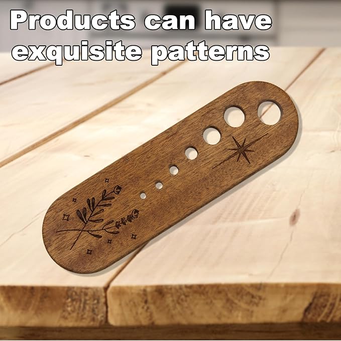 Wooden Vegetable Leaf Separator, Pottery Herb Stripper Tool Supplies, Fun Kitchen Gadgets, Exquisite Herb Stripper Bowl Gifts for the Kitchen Suitable for Home Use & Chefs