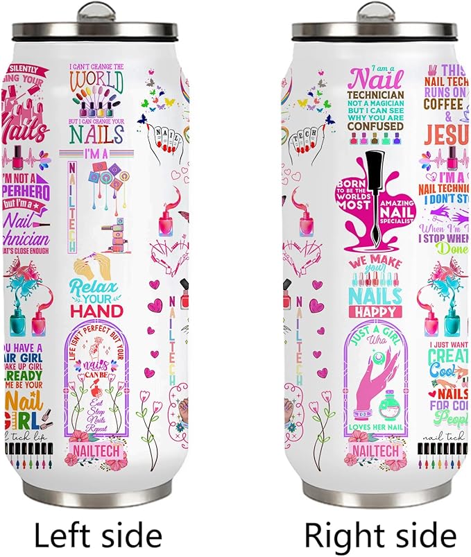 Nail Tech Tumbler Gifts For Women Girls, Gift For Nail Technicians Manicurist,Cosmetologist Beauty Salon Tumbler For Women 17 Oz