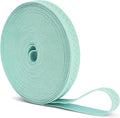 Mandala Crafts 0.5 Inch Elastic Silicone Gripper Tape for Clothing - 10 Yds Dotted Non Slip Elastic Band for Sewing - Mint Silicone Flat Fabric Stretchy Ribbon Straps