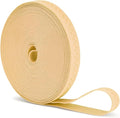 Mandala Crafts 0.5 Inch Elastic Silicone Gripper Tape for Clothing - 10 Yds Dotted Non Slip Elastic Band for Sewing - Blonde Silicone Flat Fabric Stretchy Ribbon Straps