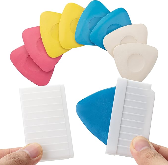 Mr. Pen- Tailors Chalk, 8pcs Tailor Chalk with 2 Holders Set, Washable, Sewing Chalk for Fabric, Fabric Marker, Sewing Supplies