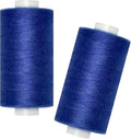 All Purpose Sewing Thread-2 Spools of Hand Polyester Sewing Thread for Sewing Machine for Hand and Machine Sewing(Royal Blue, 2 spools)