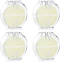 Maitys 4 Pcs Thread Wax Thread Conditioner Beeswax for Hand Sewing Embroidery Beeswax Floss Conditioner for Quilting Sewing Strengthening Line Embroidery Wax (Colorless,Clear Case)