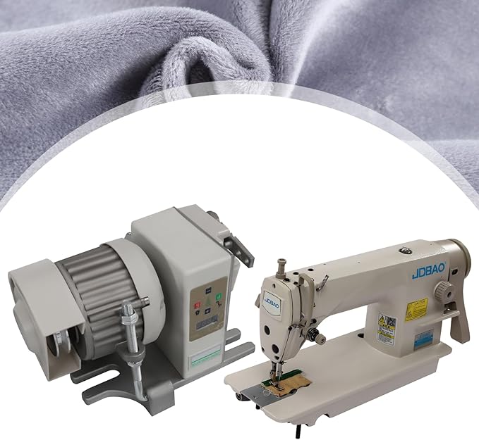 Industrial Sewing Machine Kit 550W, 3500 s.p.m Sewing Tool with 1/2HP Motor Commercial Sewing Machine with Automatic Threading, Reverse Sewing, Adjustable Stitch Distance and Speed