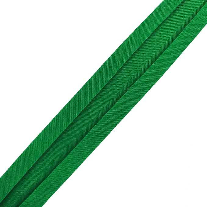 Mandala Crafts 3/4 Inch Single Fold Bias Tape for Sewing, Quilting, Piping, Hemming, Blanket & Quilt Binding – 40 Yards Green Fabric Seam Binding Tape