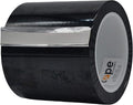 MAT Metalized Polyester Mylar Film Tape, Black - 6 inch x 72 yds. Decor Tape for Detailing Accent Wall, Graphic Arts, Car and Boat Trim - Vibrant Mirror Like Finish