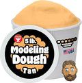 Hygloss Play Modeling Dough for Kids – Multicultural Skin Tones – Safe & Non-Toxic Sensory Dough for Arts & Crafts – Play Clay for Toddler Activities, Preschool Classroom Must-Haves (5 lb, Tan)