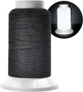 Reflective Embroidery Thread,Embroidery Machine Thread in Black,Single Reel of 1000M(1093Y),Polyester Embroidery Thread for Embroidery