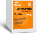 Canvas Boards for Painting 54 Pack, 8 inch x 10 in Pack, Artist Canvas Panels for Oil & Acrylic Painting