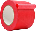 WOD MTC5 Colored Masking Tape, Red, 6 inch x 60 yds. Colorful Teacher Painters Tape for Fun DIY Art & Crafts, Lab Labeling, Writable & Classroom Decorations