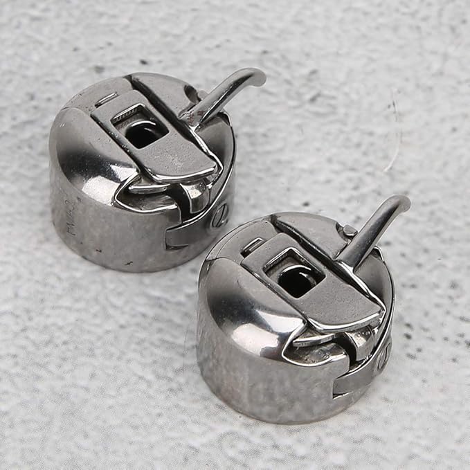2Pcs Bobbin Reverse Case, Bobbin Case Shuttle Shell Sewing Machine Accessories Household Machines Part for Singer 15-88, 15k88, 15-90, 15-91