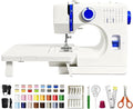 Mini Sewing Machine, Dual Speed Double Needle, 14 Stitch Portable Sewing Machine for Beginners, Adults, Home Use