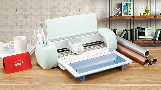 RANCOVY Vinyl Roll Holder with Trimmer for Cricut Maker 3 and Cricut Explore 3, Perfect for Clean Precise Cuts of Smart Vinyls and Heat Transfer Vinyl Iron On