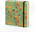Mifuner 4.8x4.8in 80gsm Mini Notebooks Art Blank Pages Sketchbooks Travel Journal Pocket Hardcover Paint Writing Notebook Blank Diary Memo Planner Sketchbook Fabric Cover.Ginkgo Leaf