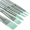 6 PCS Nylon Paintbrushes for Acrylic Paint Water Color Brushes, Face Paint Brushes Acrylic Painting Brush Set Watercolor Brush for Canvases Rock Body Nail Miniature Detailing Drawing Art